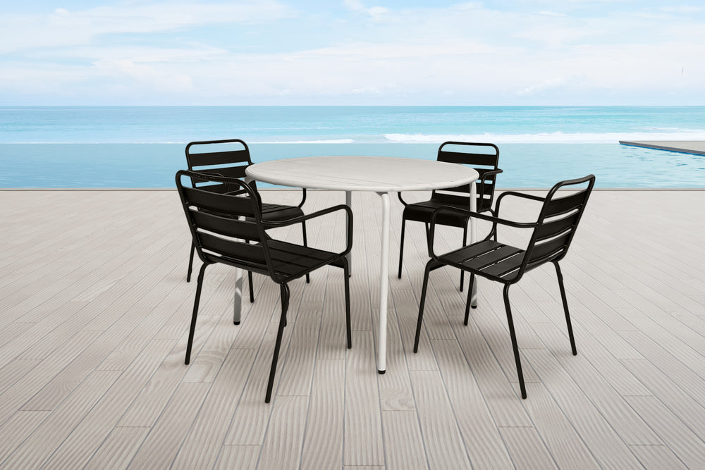 Coral Mesa de Comedor con 4 Sillas