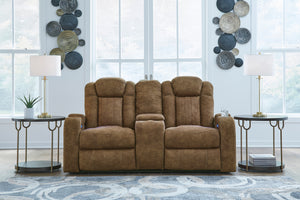 Wolfridge Pwr Rec Loveseat W/Adj Hdrst