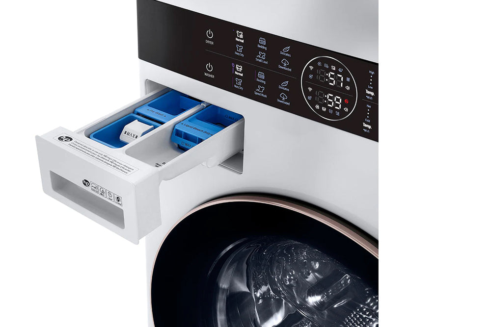Lg Wk10 Combo F/Load Lav/Sec-Gas Inv W
