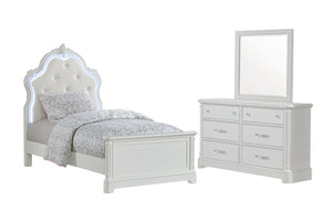 Hailee Bed/Dresser/Mirror Set