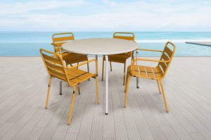 Coral Round Table W/4Chair Set