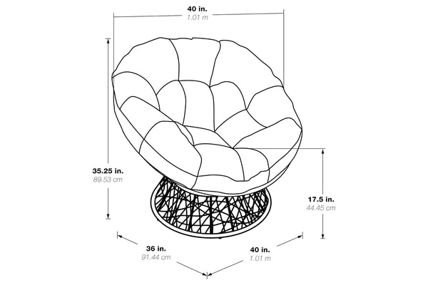Papasa Chair W/Cushion