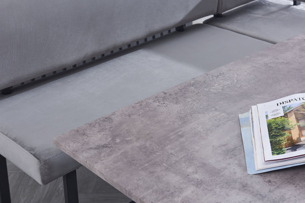 DT197 Blazer Mesa de Comedor, Bench en forma de "L" & Bench