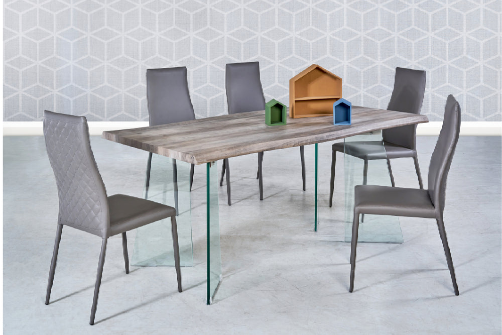 Adonis Dining Table W/4 Chair Set