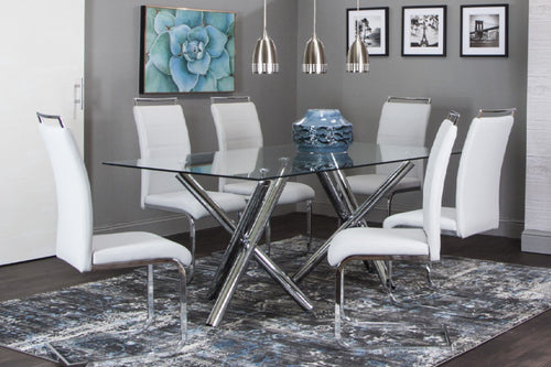 Mantis Dining Table W/4 Chairs Set