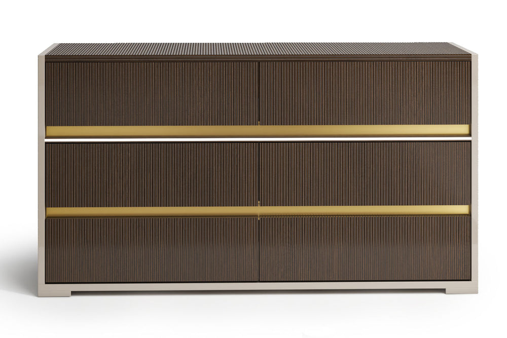 Elettra Dresser W/Led And Mirror Set