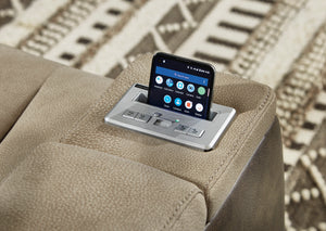 Durapella Pwr Rec Loveseat