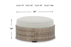 Ashley Calworth Ottoman W/Cushion