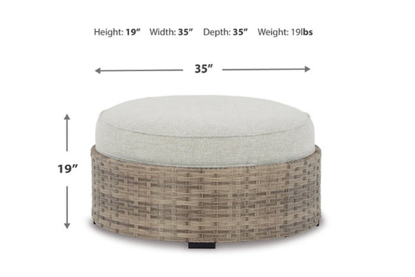 Ashley Calworth Ottoman W/Cushion