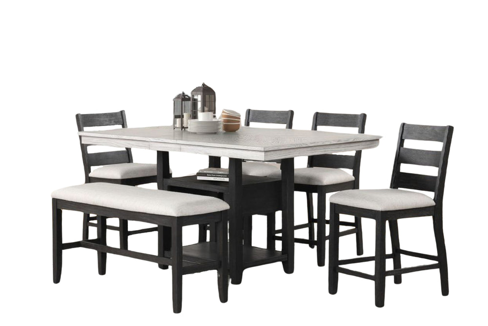 Bayamon Dining Table W/4 Chairs/1Bench