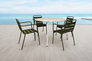 Coral Round Table W/4Chair Set