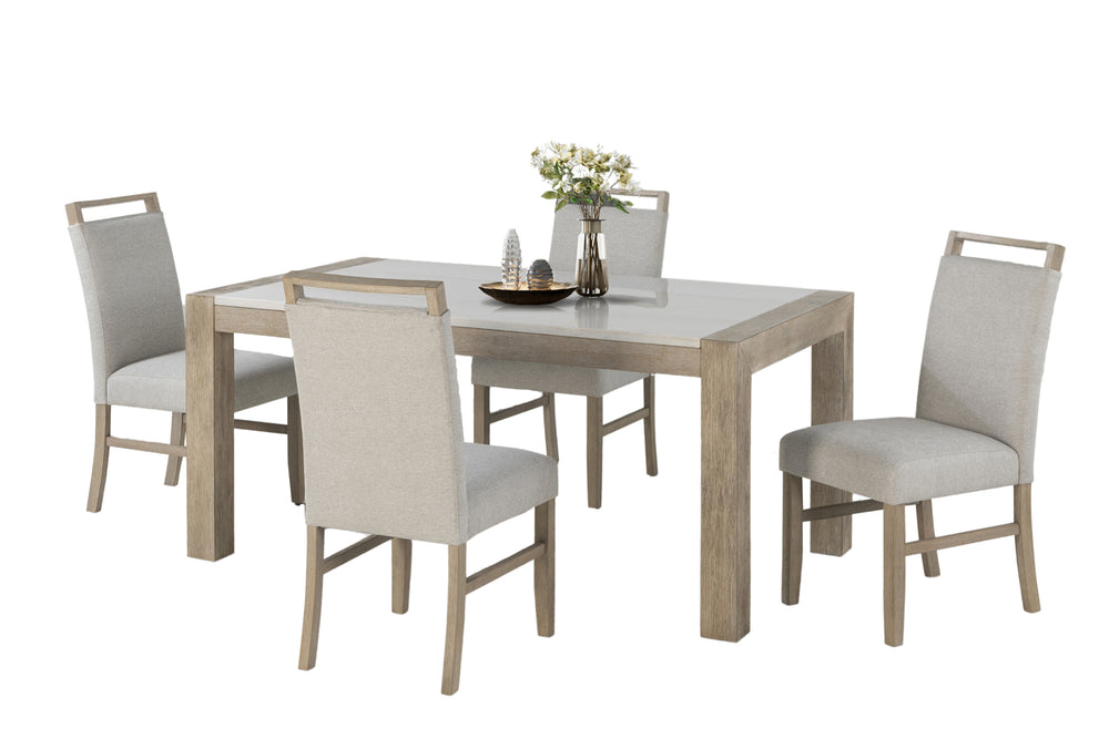 Andrea Mesa de Comedor con 4 Sillas