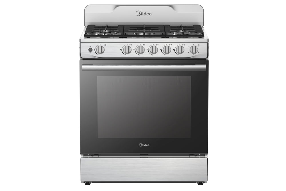 Midea 30sm Stove 30" Gas 6B W/Cast Iron