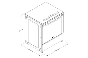 Whirlpool Stove 30" Ele Slide-In