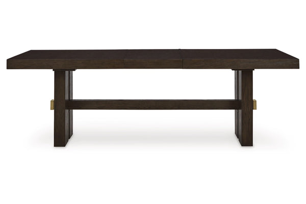 Burkhaus Mesa Rectangular Exterior con 4 Sillas