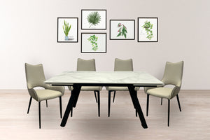 Dalton Dining Table/4Chairs Set