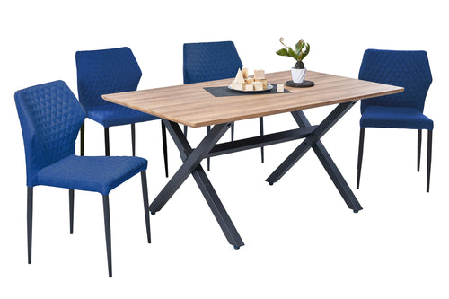 Royce Mesa de Comedor con 4 Sillas