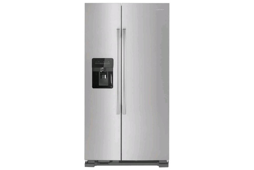 Amana Refrigerator 24.6' Side by Side Ice/W Disp