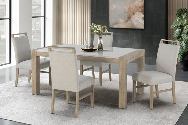 Andrea Mesa de Comedor con 4 Sillas