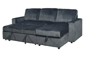 Fancy Sofa Chaise Sleeper W/Storage