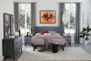 Mcentury Bed/Dr/Mr/Ns Set