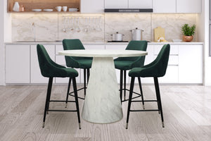 Bellini Mesa de Comedor Redonda con 4 Sillas