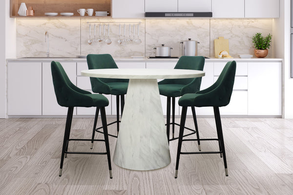 Bellini Mesa de Comedor Redonda con 4 Sillas