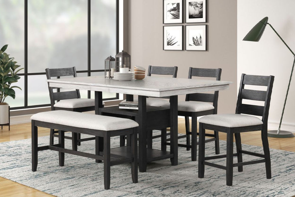 Bayamon Dining Table W/4 Chairs/1Bench