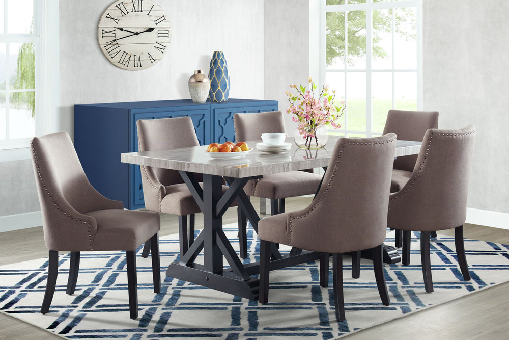 Tinsley Mesa de Comedor con 6 Sillas