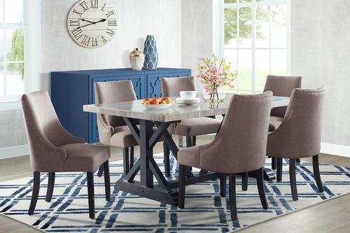 Tinsley Mesa de Comedor con 6 Sillas