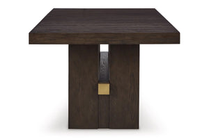 Burkhaus Mesa Rectangular Exterior con 4 Sillas