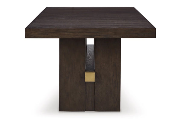 Burkhaus Mesa Rectangular Exterior con 4 Sillas