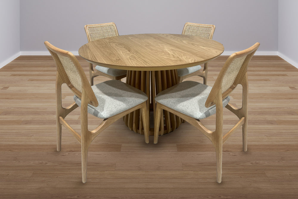 Oceanview Dining Table/4 Chair Set