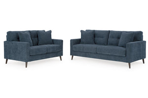 Sofá, Loveseat, Mesa de Centro & 2 Mesas de Esquina 