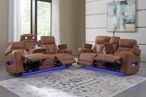 Point Clear Sofá & Loveseat Reclinable Eléctrico