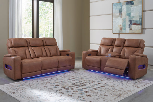 Point Clear Sofá & Loveseat Reclinable Eléctrico