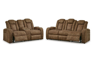 Wolfridge Sofá & Loveseat Reclinable con Reposacabezas Ajustable