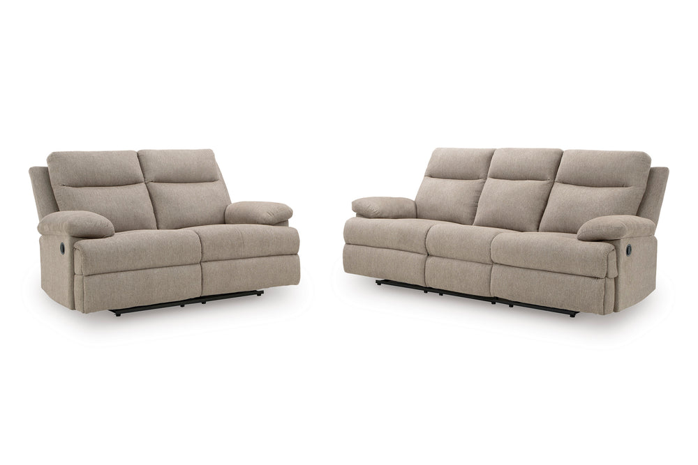 Tarrant Sofá Reclinable con Mesa Abatible & Loveseat Reclinable