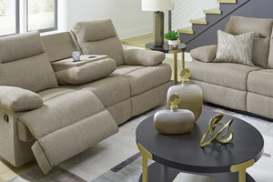 Tarrant Sofá Reclinable con Mesa Abatible & Loveseat Reclinable