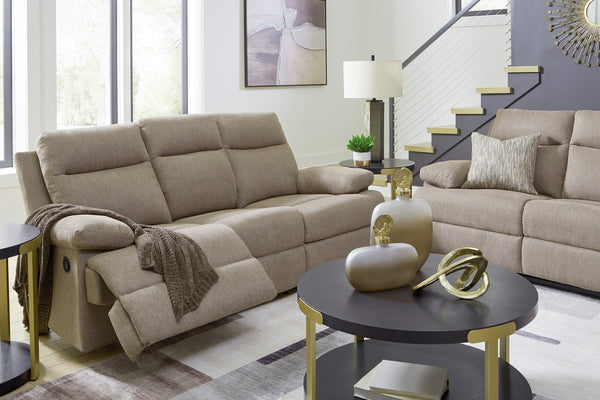 Tarrant Sofá Reclinable con Mesa Abatible & Loveseat Reclinable