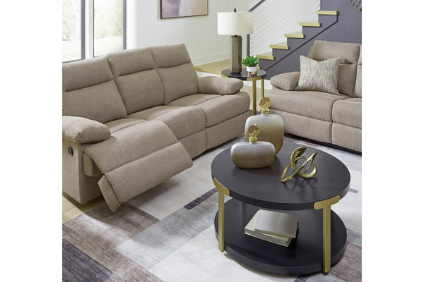 Tarrant Sofá Reclinable con Mesa Abatible & Loveseat Reclinable