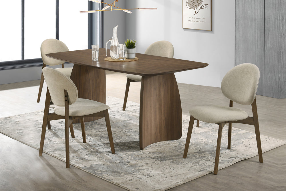 Loft Mesa de Comedor Rectangular con 4 Sillas