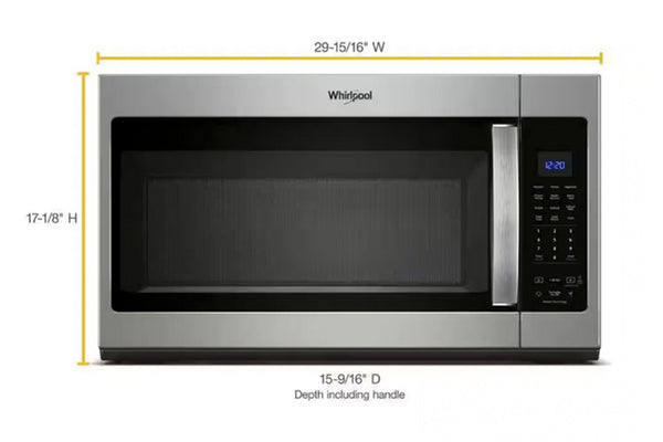 Whirlpool Microonda/Ext 1.9' O/T/R 1000W