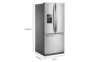 Whirlpool W560seh Nevera Whir 20' Puerta Frontal Im S/S