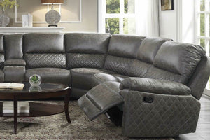 9510 3Pc Recl W/Console Sectional