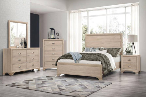 Burlington Cama King, Gavetero con Espejo & Mesas de Noche 