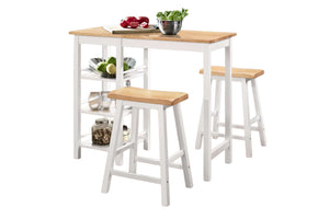 Tampa Mesa de Comedor con 2 Taburetes