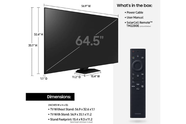 SAMSUNG TV LED 65" 4K NEO QLED SMART SLIM