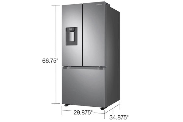 Refrigerator 22' F/3-Door Ext-Water/Dis