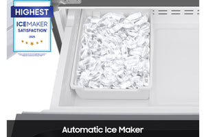 Refrigerator 22' F/3-Door Ext-Water/Dis